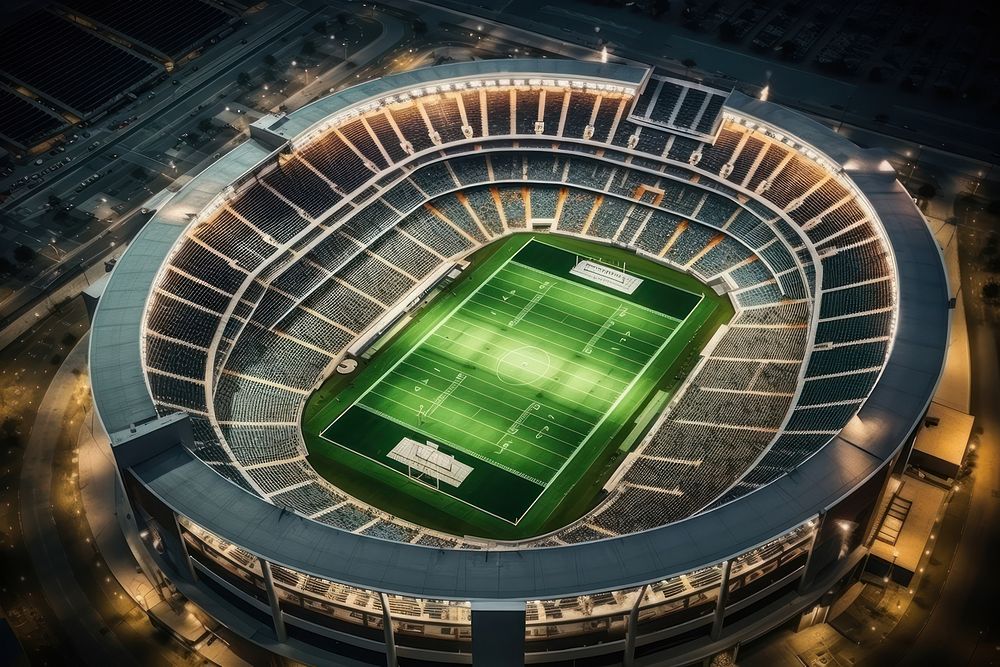 Football match atmosphere